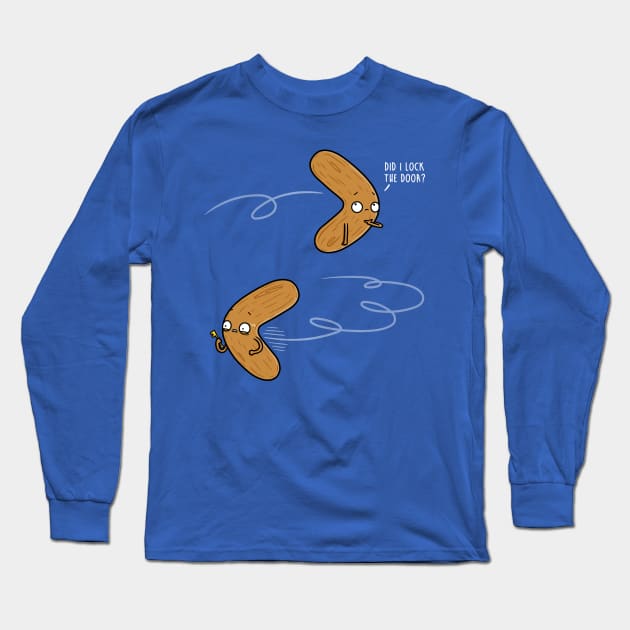 Insecure boomerang! Long Sleeve T-Shirt by Raffiti